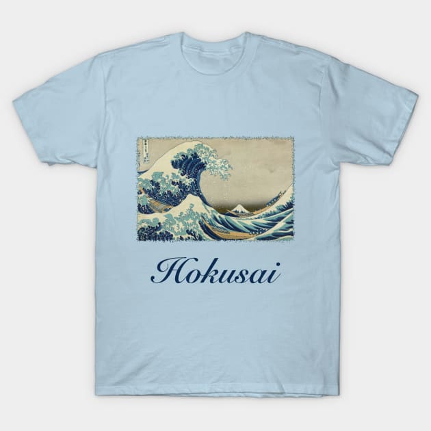 The Great Wave by Katsushika Hokusai T-Shirt by MasterpieceCafe